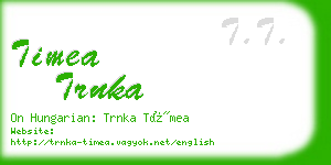 timea trnka business card